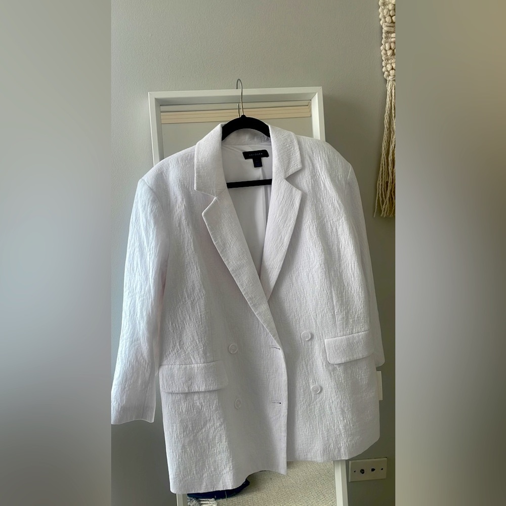 Halogen white blazer